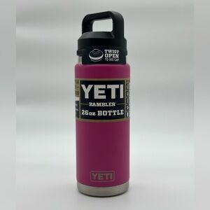 Yeti 26oz Rambler chug bottle in Prickly Pear Pink
